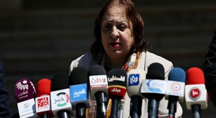 وزيرة الصحة: لا اصابات بفيروس كورونا في فلسطين لليوم الخامس و شفاء 15 حالة