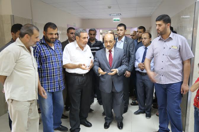 افتتاح مشروع إعادة تأهيل وتطوير مستشفى الرنتيسي للأطفال افتتاح مشروع إعادة تأهيل وتطوير مستشفى الرنتيسي للأطفال