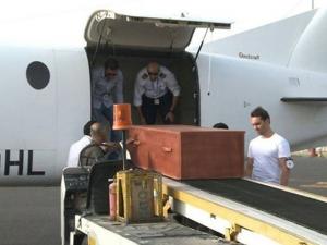 جثمان الطيار المغربي