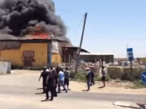 اندلاع حريق بمصنع طلاء في الداخل المحتل