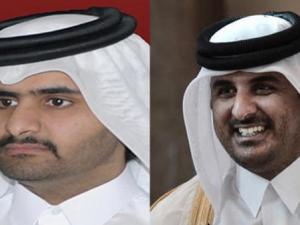 أمير قطر وشقيقه
