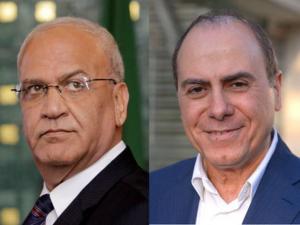 سيلفان شالوم وصائب عريقات