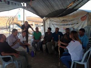 لجنة حراسة شعبية في قرية سوسيا