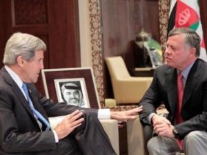 كيري وملك الأردن