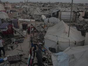 وقف إطلاق النار في غزة | نسف مبانٍ في رفح وغرق خيام في خانيونس