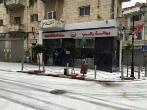 ثلوج في رام الله 