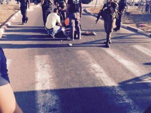 اطلاق النار على شاب بالقرب من حاجز قلنديا 