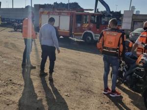 قتيلان وجريحان في انفجار وقع في مصنع للمعادن في أسدود.