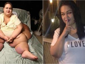 امريكية تفقد 350 كيلو غرام