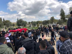 تشييع جثمان الشهيد سند الهربد في رهط