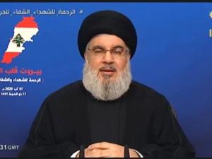 نصر الله: أنفي "نفيا قاطعا" امتلاكنا أي شيء في مرفأ بيروت