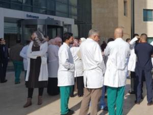 نقابة الأطباء تعلن وقف العمل بمرافق وزارة الصحة الأحد