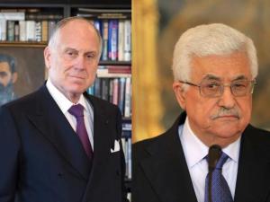 رئيس الكونغرس اليهودي يلتقي الرئيس عباس برام الله