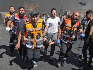11 إصابة احداها خطيرة بالرقبة في مواجهات عنيفة مع الاحتلال في بلدة بيتا بنابلس