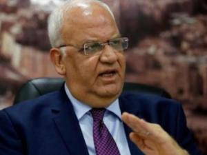 عريقات يُطلع مسؤولين أوروبيين على إجراءات الاحتلال للضم