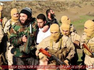 الطيار الاردني في قبضة داعش 