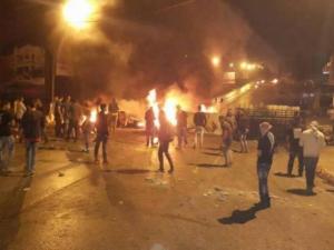 مواجهات مع قوات الاحتلال في دير شرف بنابلس وسلواد برام الله