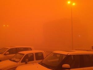 عاصفة رملية