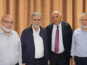 الرجوب يبحث مع النخالة آليات تحقيق المصالحة