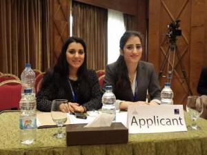 طلبة كلية الحقوق والإدارة العامة في جامعة بيرزيت