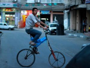 دراجة هوائية غريبة