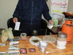 ضبط معمل للمخدرات في رام الله