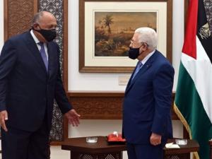 تحركات دبلوماسية..وزير الخارجية المصري برام الله وكلمة لعباس وهنية خلال مهرجان في غزة